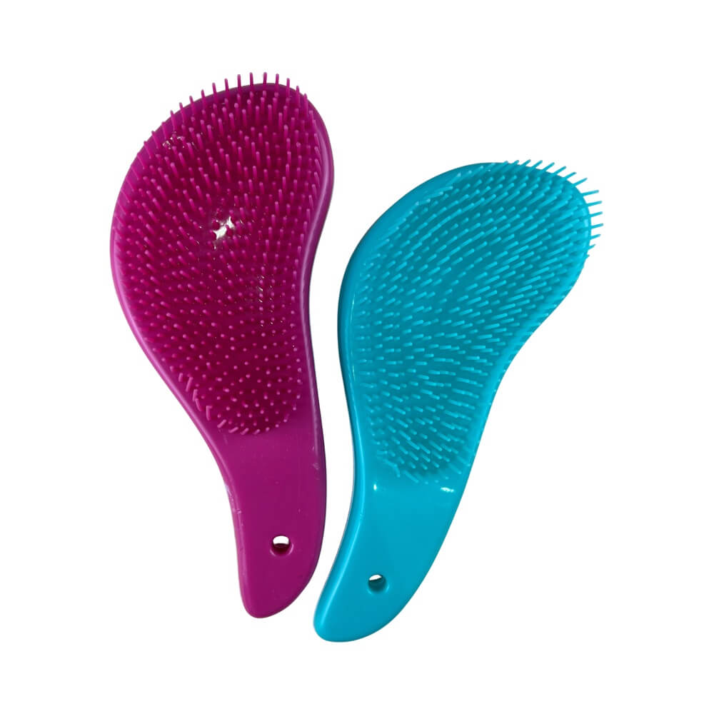 Escova Marilú Funcional Decorada com cerdas flexíveis e decoração colorida